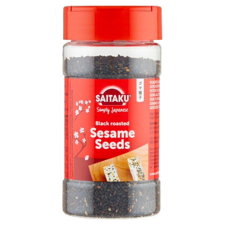 Saitaku Sesame Seeds Black Roasted 95g