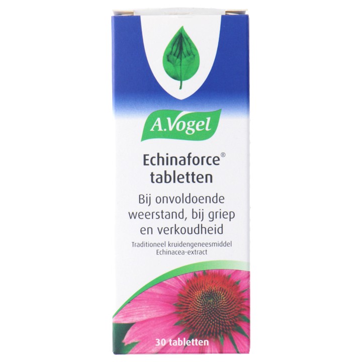 A. Vogel Echinaforce sterk bij griep en verkoudheid, 1200mg 30 tabletten