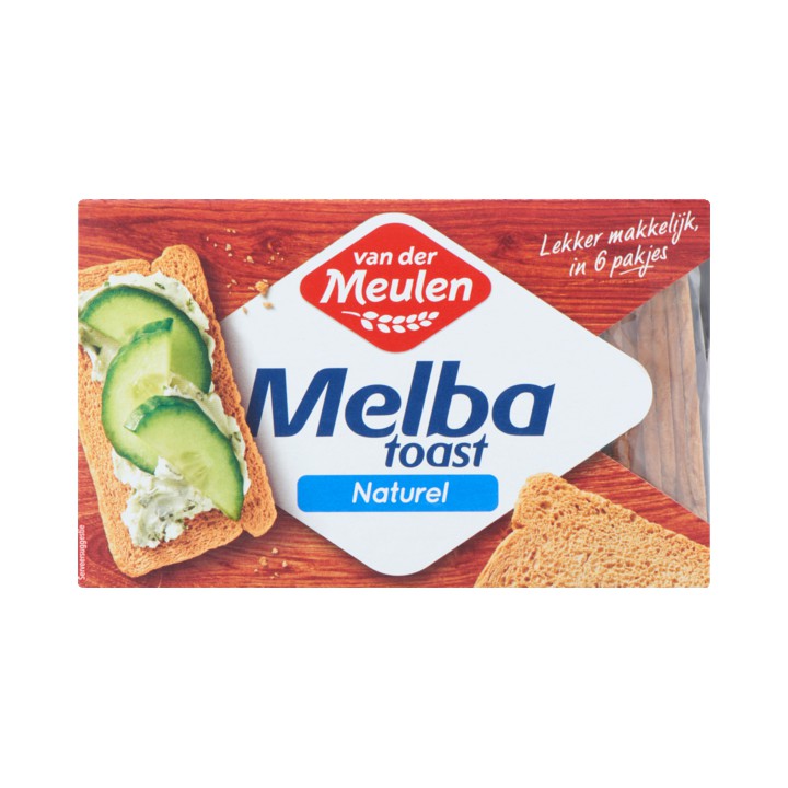 Van der Meulen Melba Toast Naturel 120g