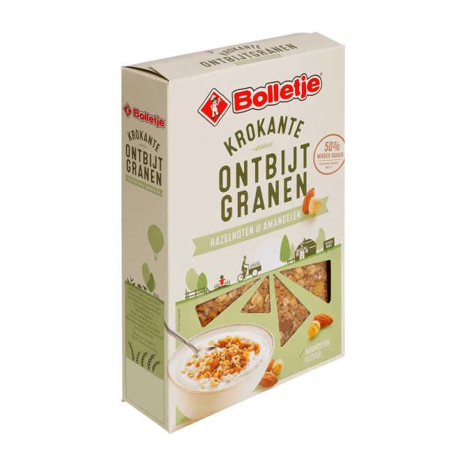 Bolletje Krokante Ontbijtgranen Hazelnoten &amp; Amandelen