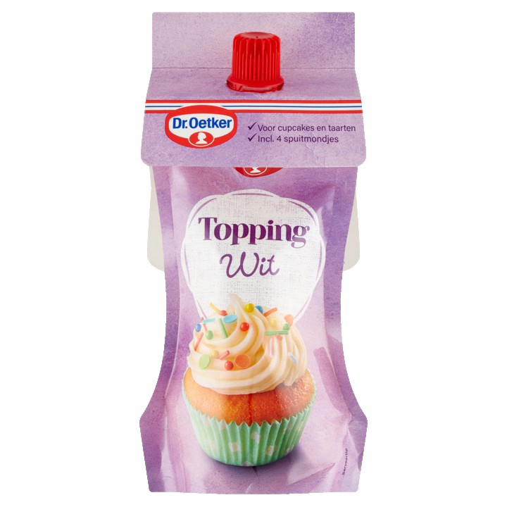 Dr. Oetker Topping Wit 140g