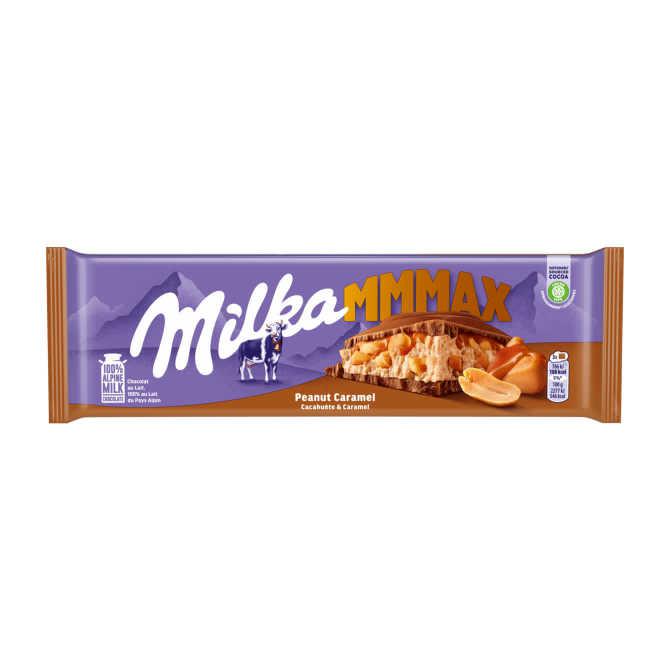 Milka Mmmax Chocolade Reep Pinda Karamel 276 g