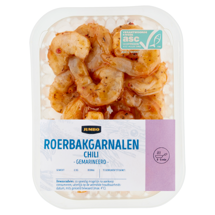 Jumbo Roerbakgarnalen Chili Gemarineerd ca. 190g