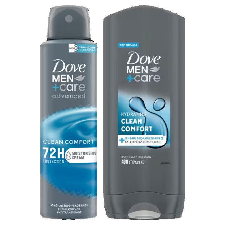 Dove Men+Care Douchegel en Deodorant Clean Comfort