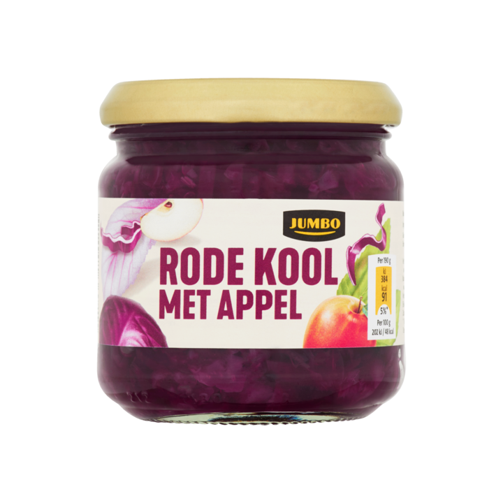Jumbo Rode Kool met Appel 190g