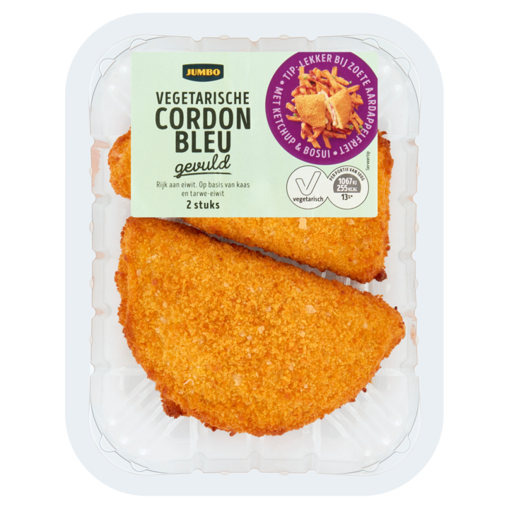 Jumbo Vegetarische Cordon Bleu Gevuld 2 Stuks