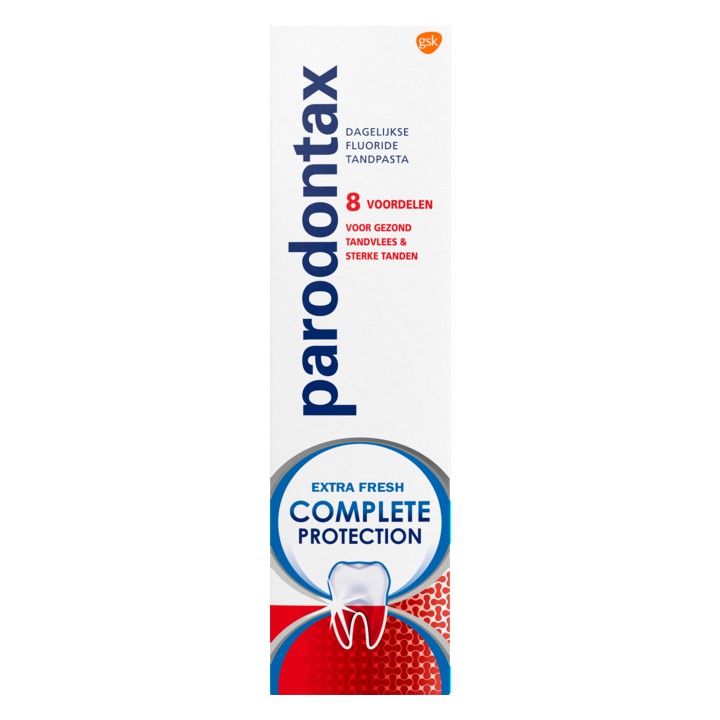 Parodontax Complete Protection Extra Fresh dagelijkse tandpasta tegen bloedend tandvlees 75ml