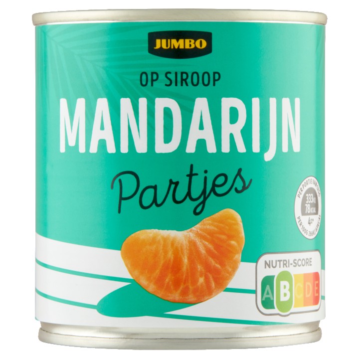 Jumbo Mandarijn Partjes op Siroop 312g