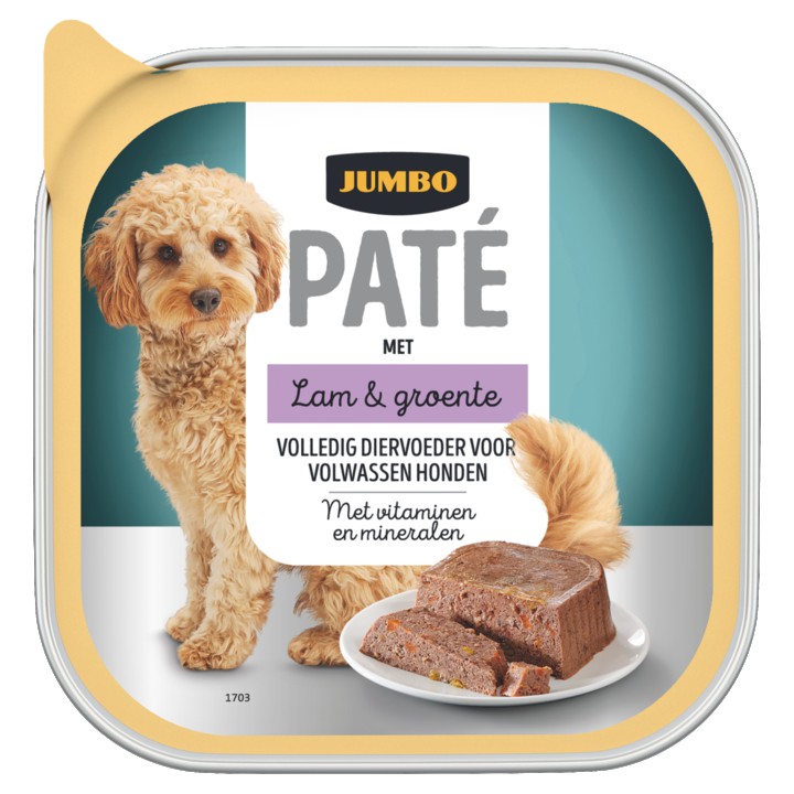 Jumbo Pat&amp;eacute; met Lam &amp;amp; Groente 300g