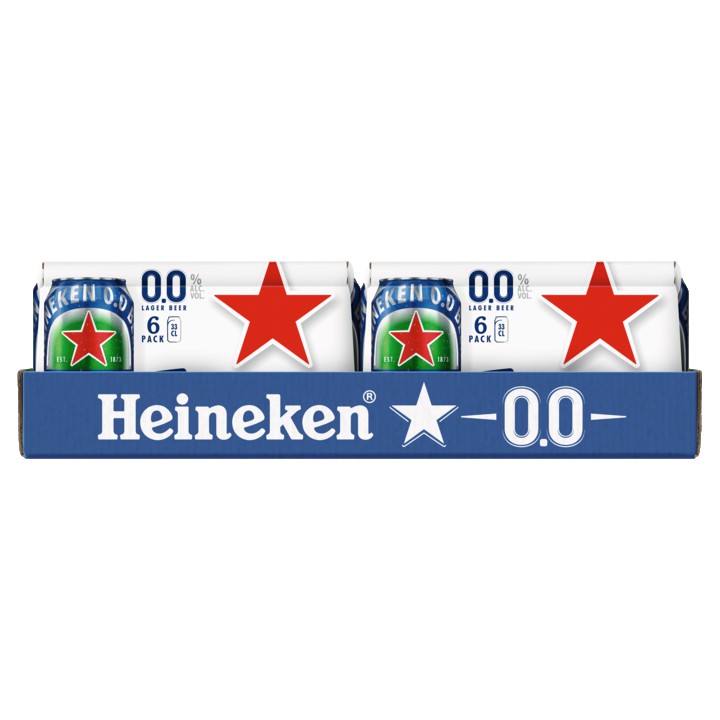 Heineken Premium Pilsener 0.0 Bier Blik 4 x 6 x 330ml