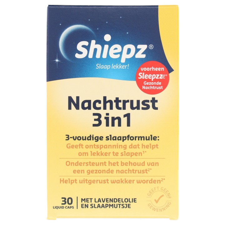 Shiepz nachtrust 3 in1 liquid caps, 30 stuks