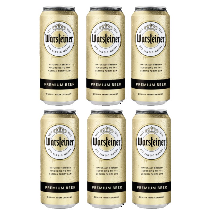 Warsteiner Pils Blik 6 x 500ML