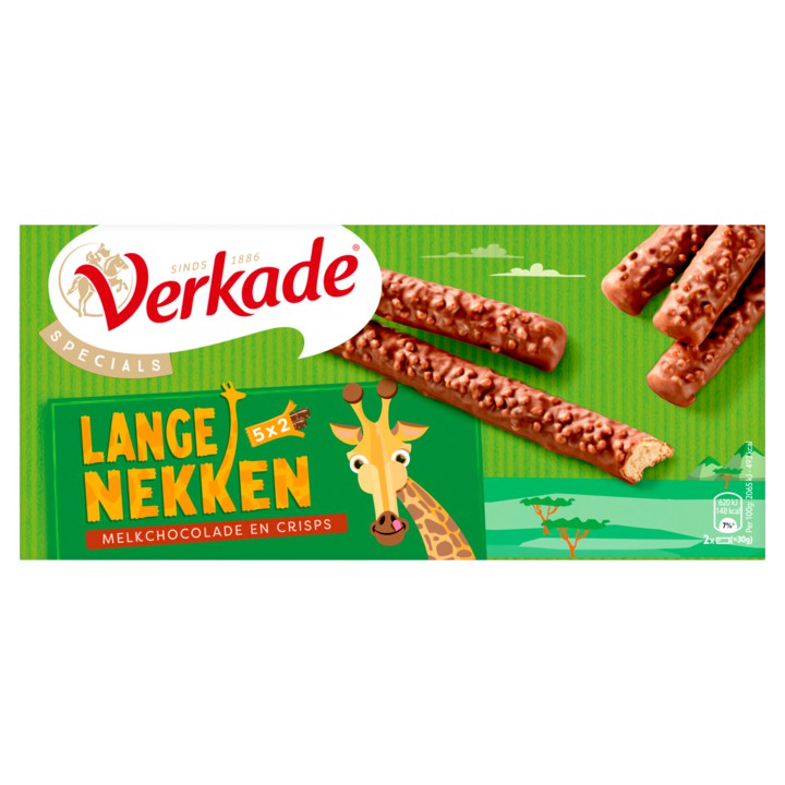 Verkade Lange Nekken 150 g (5 x 2 stuks)