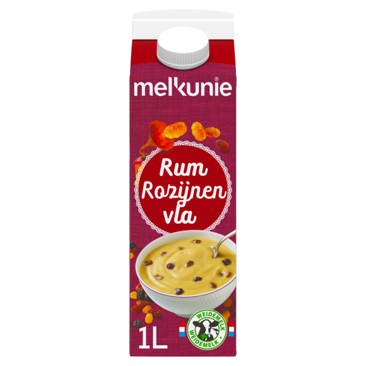 Melkunie Rum Rozijnen Vla 1L