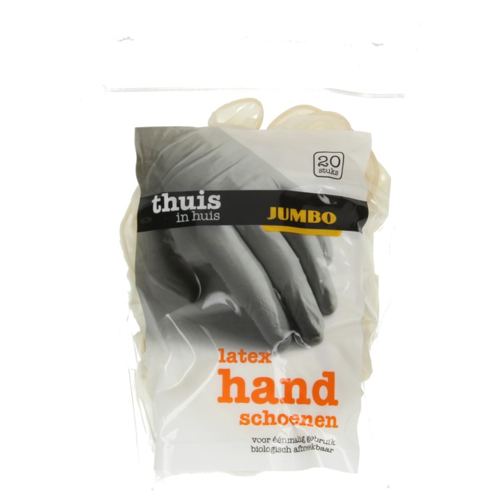 JUMBO Latex handschoenen 20st