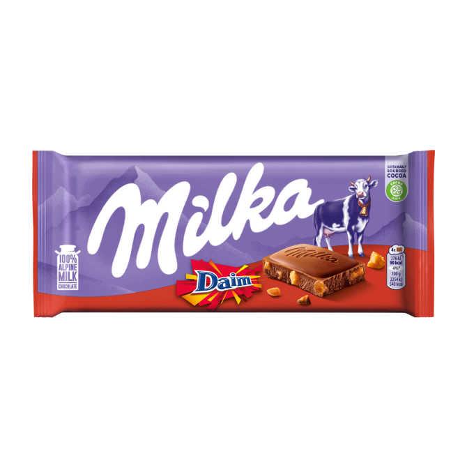 Milka Chocolade Reep Daim 100 g