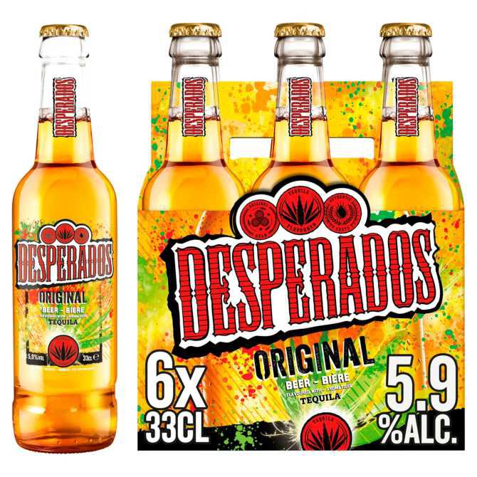 Desperados Original bier fles 6 x 33 cl