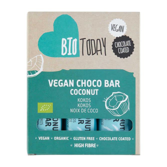 BioToday Vegan choco bar kokos