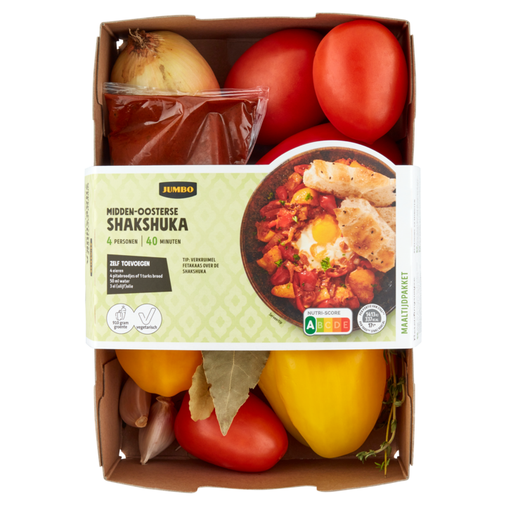 Jumbo Maaltijdpakket voor Midden-Oosterse Shakshuka 4 Personen