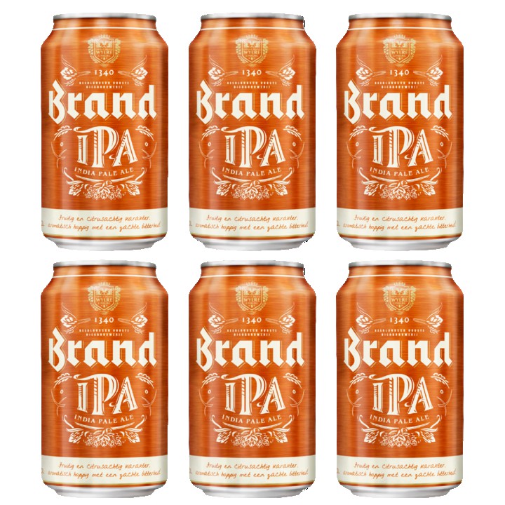 Brand IPA Bier Blik 6 x 33cl