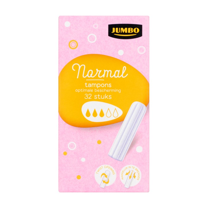 Jumbo Normal Tampons 32 Stuks