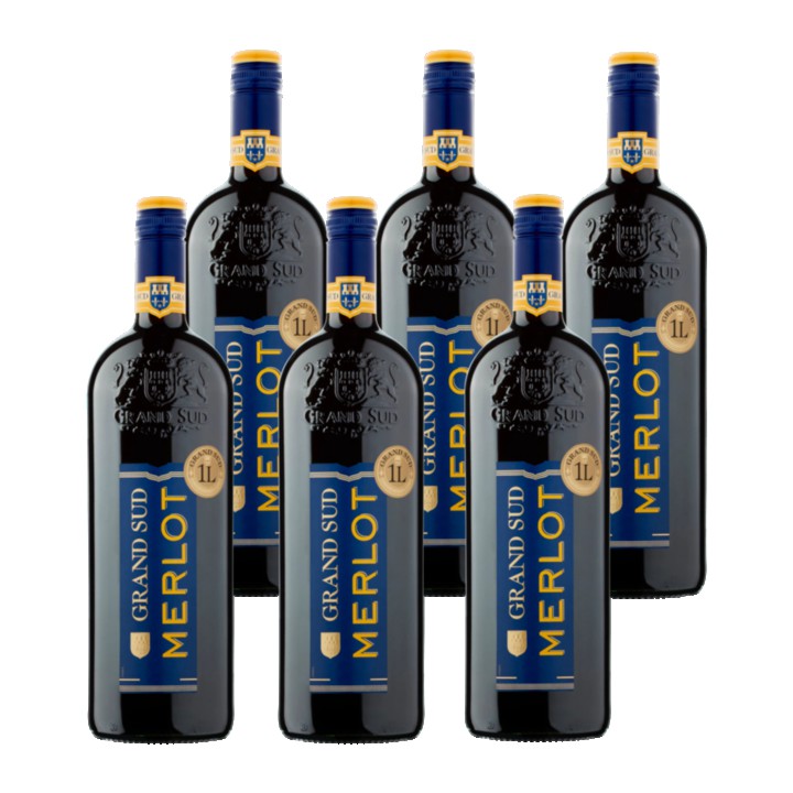 Grand Sud - Merlot - 6 x 1L