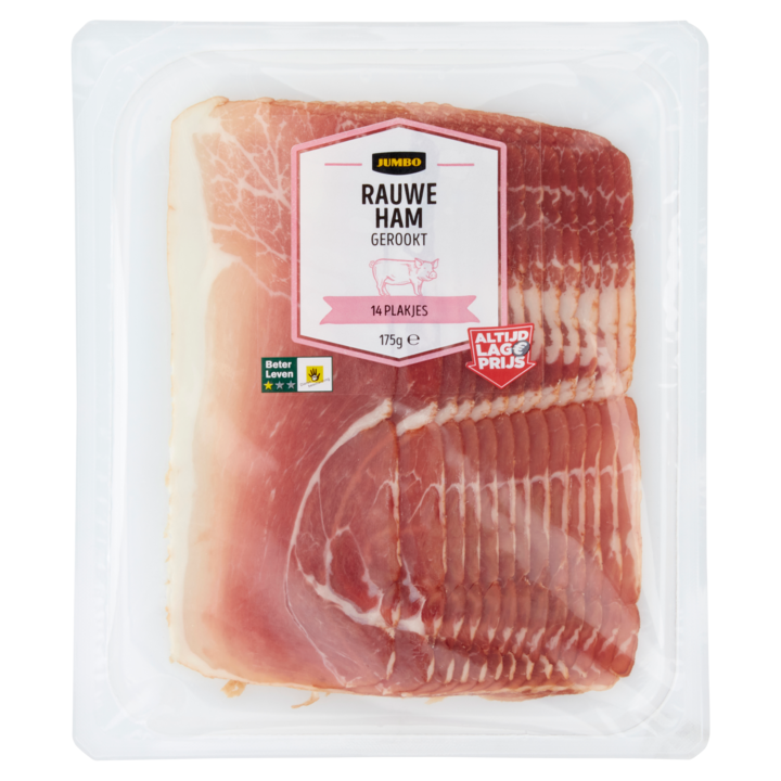 Jumbo Rauwe Ham Gerookt 175g