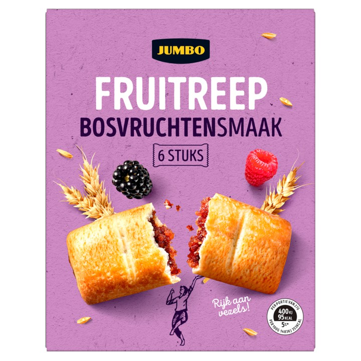 Jumbo Fruitreep Bosvruchtensmaak 6 x 27g