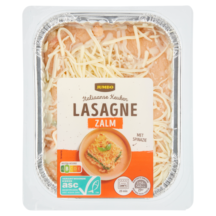 Jumbo Lasagne Zalm met Spinazie 400g