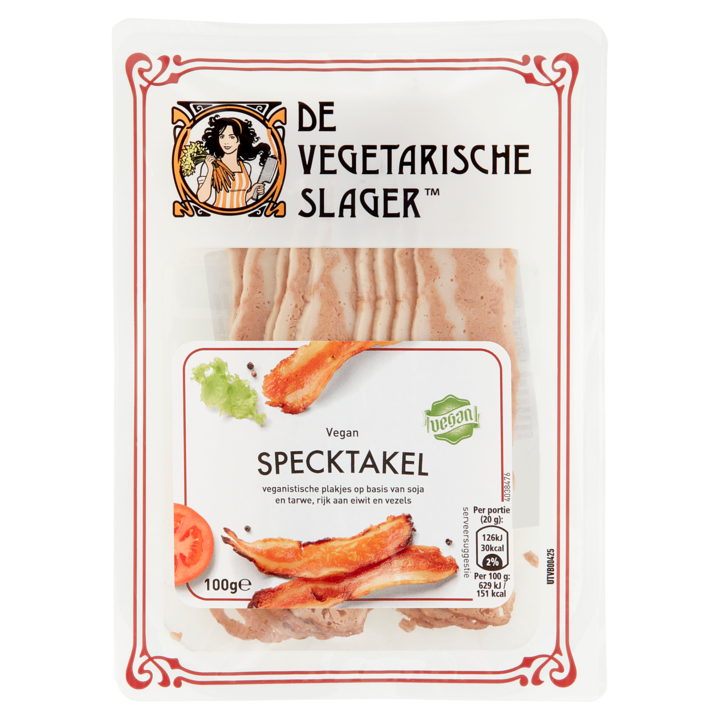 De Vegetarische Slager Vegan Specktakel 100g