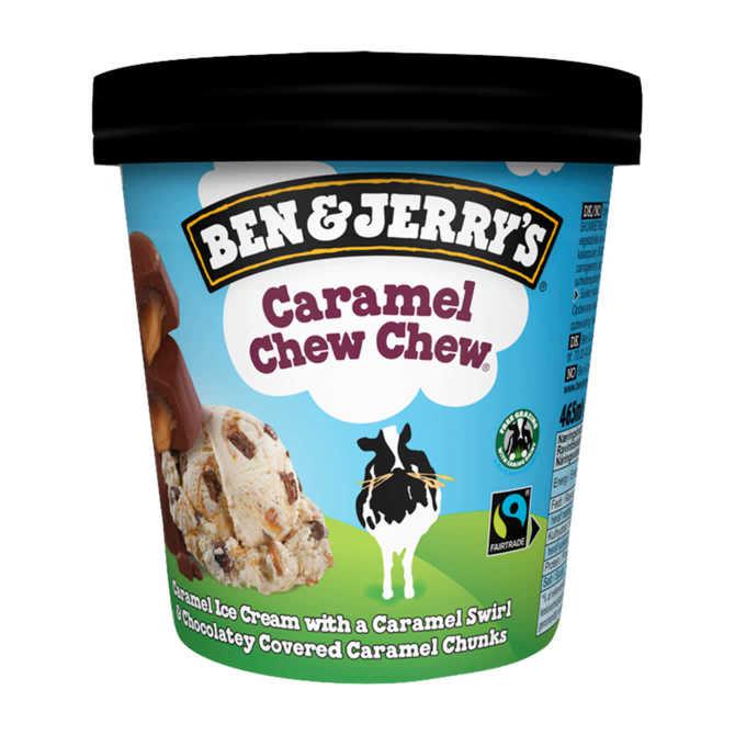 Ben &amp; Jerry&#039;s Caramel chew chew schepijs