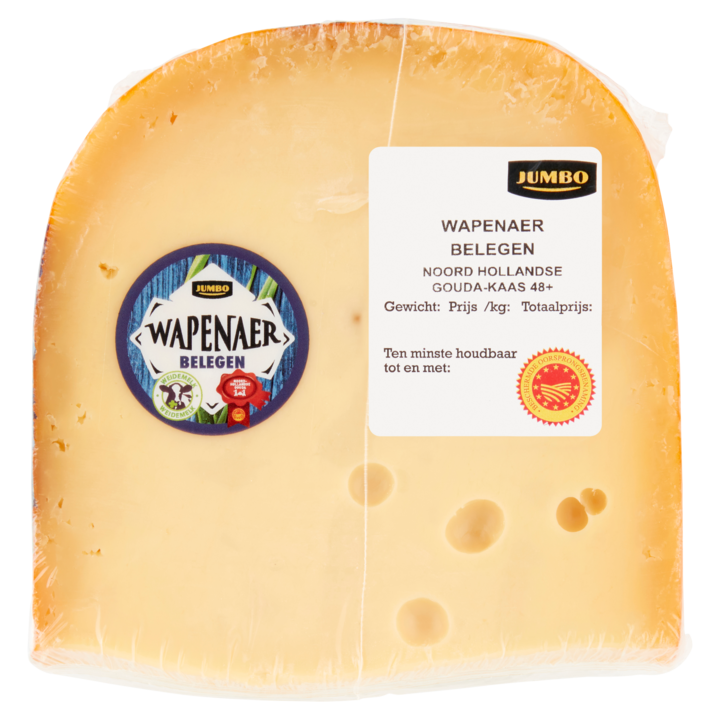 Jumbo Wapenaer Belegen Noord Hollandse Gouda-Kaas 48+ ca. 396g