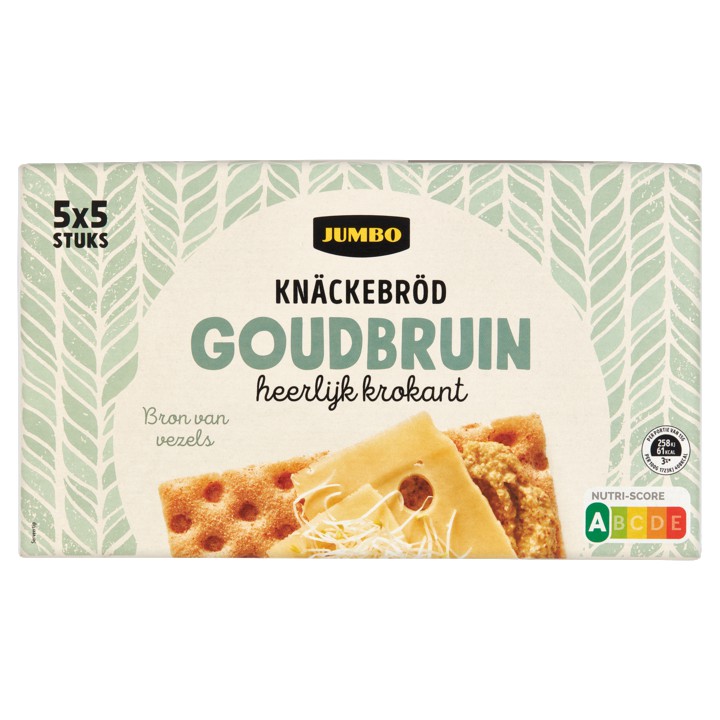 Jumbo Kn&amp;auml;ckebr&amp;ouml;d Goudbruin 5 x 5 Stuks