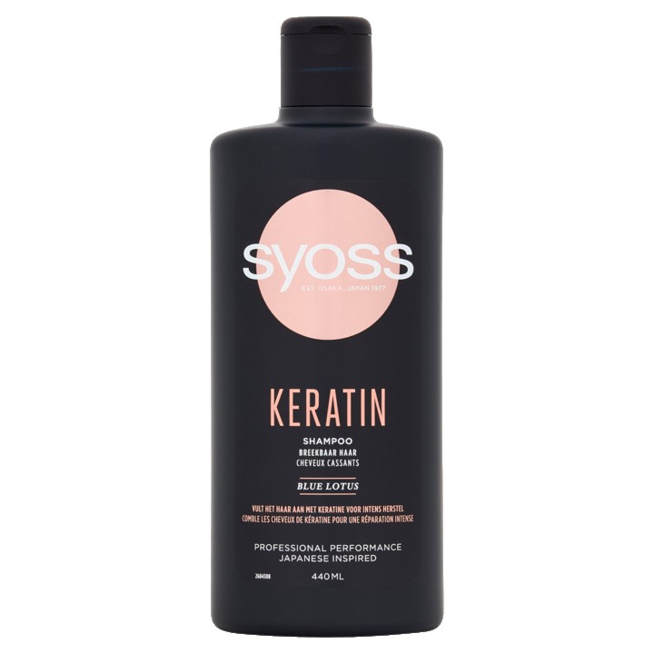 Syoss Keratin Shampoo Blue Lotus 440ml