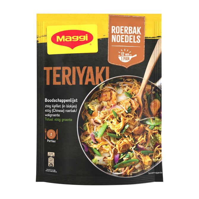 Maggi Roerbaknoedels teriyaki