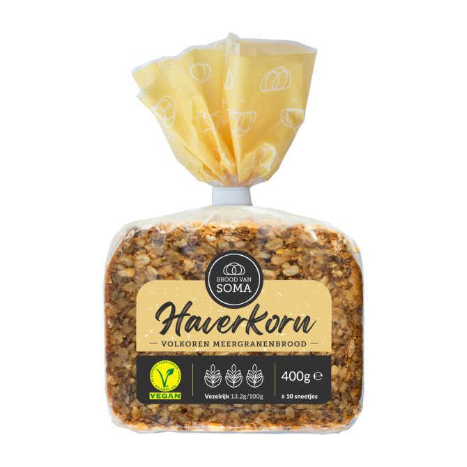 Brood van Soma Haverkorn volkoren meergranenbrood 400 g