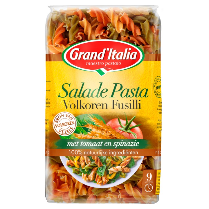 Grand&amp;#x27;Italia Salade Pasta Volkoren Fusilli 500g