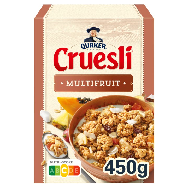 Quaker Cruesli Multifruit 450gr