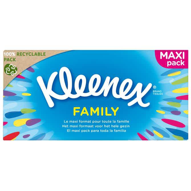 Kleenex Tissues family box