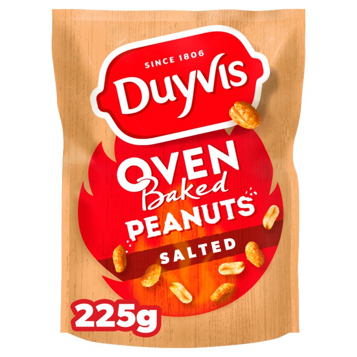 Duyvis Oven Baked Pinda&amp;#x27;s Original 225gr