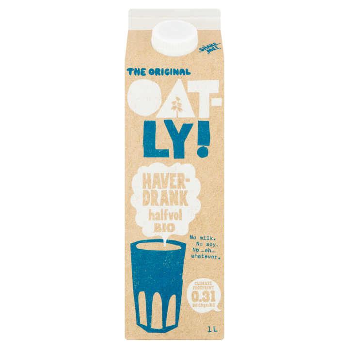 Oatly The Original Haverdrank Halfvol Bio 1L