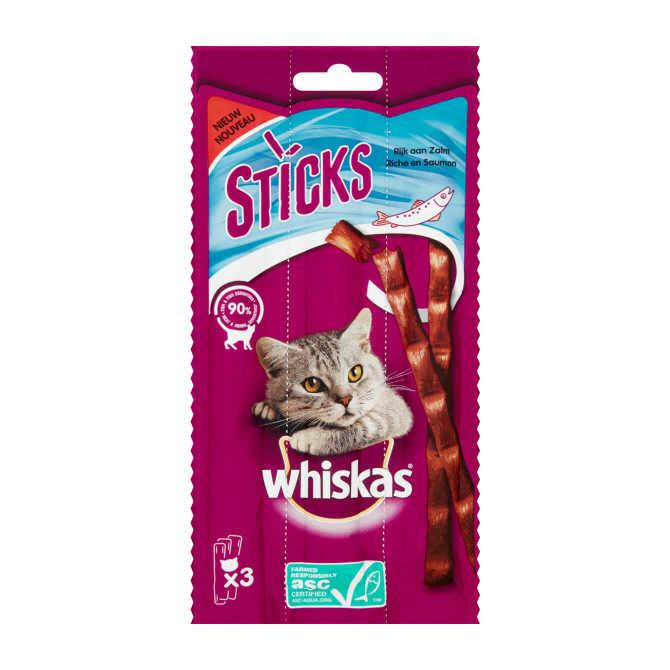 Whiskas Sticks zalm kattensnack