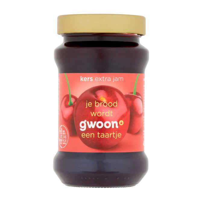 g&#039;woon Extra jam kersen