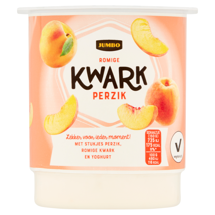 Jumbo Romige Kwark Perzik 450g