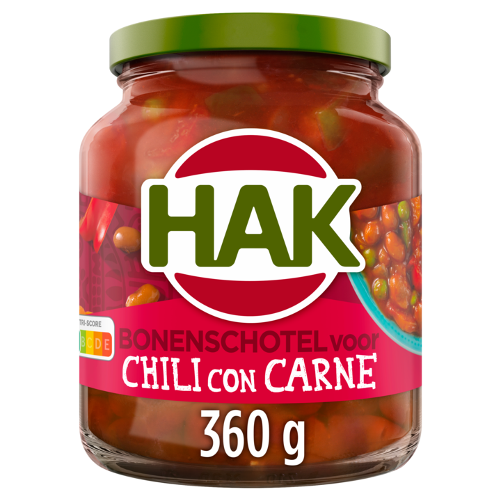 Hak Bonenschotel voor Chili con Carne 360g