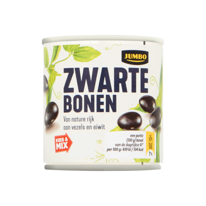 Jumbo Zwarte Bonen 200g