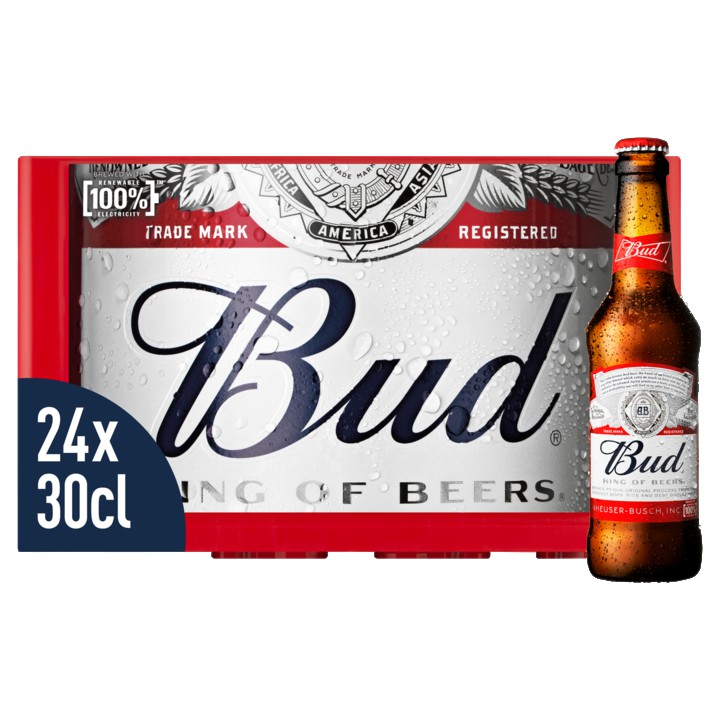 Bud - Pils - Krat - 24 x 300ML