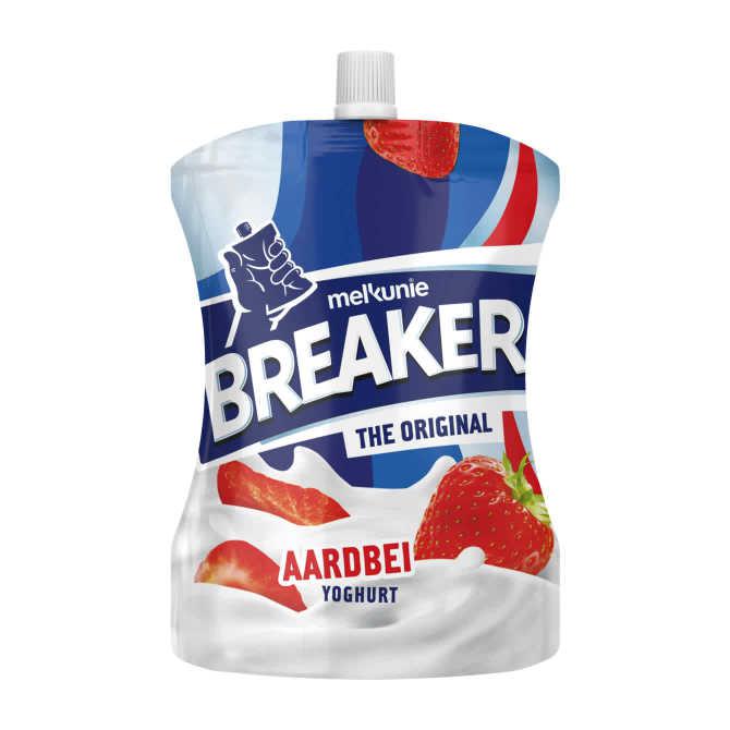 Melkunie Breaker original yoghurt aardbei