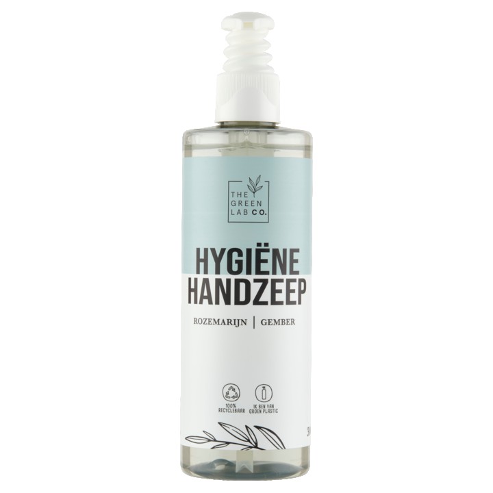 The Green Lab Co. Hygi&amp;euml;ne Handzeep Rozemarijn Gember 300ml