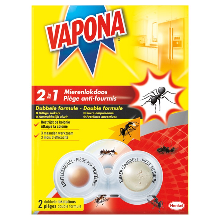 Vapona Dubbele Mierenlokdoos 2st